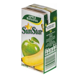 ابمیوه سیب موز 200 سان استار