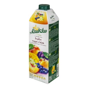 ابمیوه هفت میوه 1ل سان استار