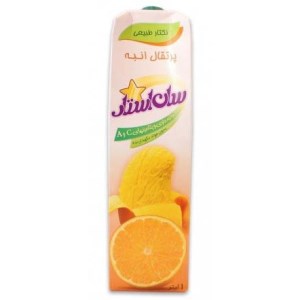 ابمیوه مخلوط پرتقال انبه 1ل سان استار