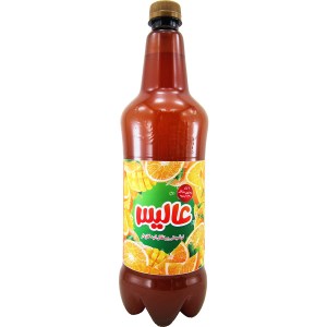 ابمیوه گاز دار پرتقال انبه 1ل عالیس