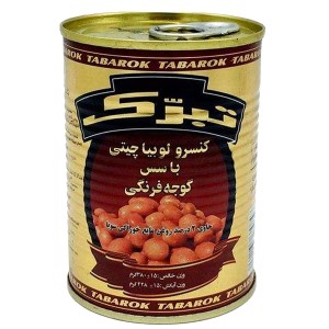 کنسرو لوبیا 380گ تبرک