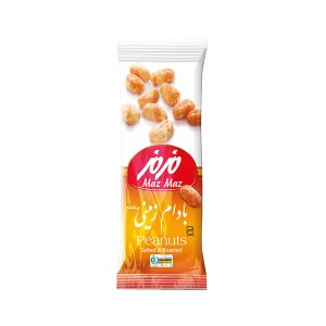 مغز بادام زمینی برشته 35 گ مزمز