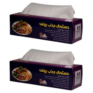 دستمال جذب روغن رولی تمیز