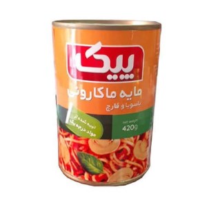 کنسرو مایه ماکارانی با سویا وقارچ پیک
