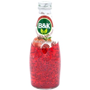 تخم شربتی شیشه B & K انار