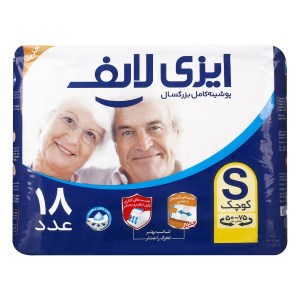 پوشک بزرگسالان کوچک 18ع ایزی لایف