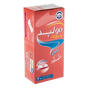 پد روزانه جعبه 20ع مولپد