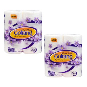 دستمال کاغذی حوله 2ع گلرنگ