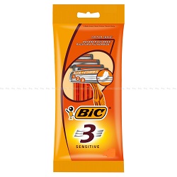 خود تراش 3 لبه صابوندار حساس پفکی بیک