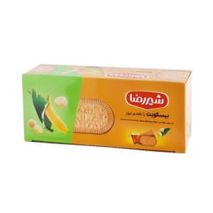بیسکویت موزی 600گ شیر رضا