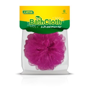 لیف حمام توری طرح گل کاتوس k116