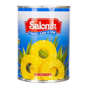 کمپوت اناناس حلقه 567 گ salonik