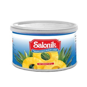 کمپوت اناناس حلقه 227گ Salonik