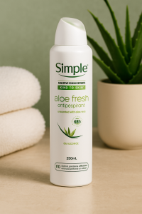 اسپری ضد تعریق 250م aloe fresh سیمپل